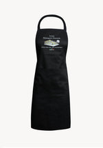 Black Fabric Apron with Logo – Unisex