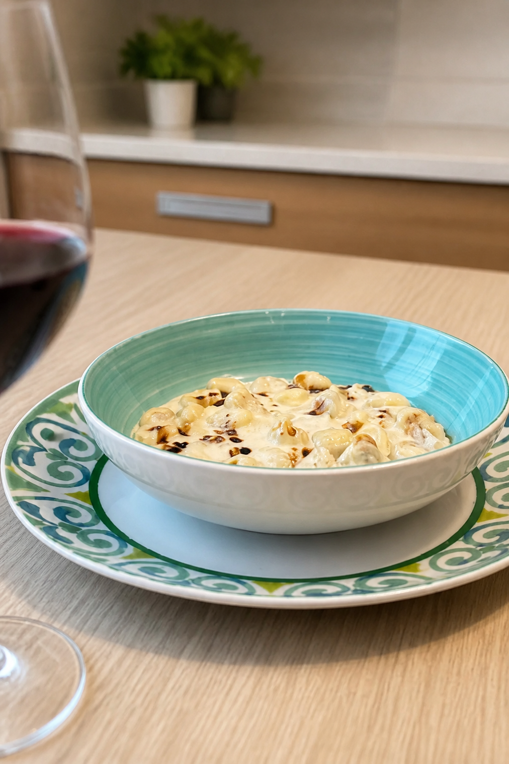 Tortellini tradizionali in crema di Parmigiano Reggiano e Balsamico Tradizionale DOP